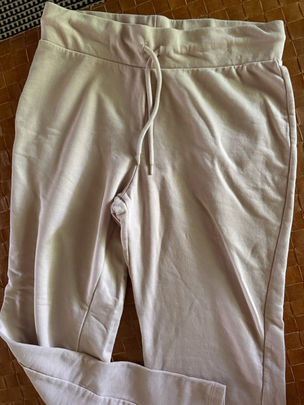 Khaki tan Drawstring Lounge Pants - Picture 3 of 4